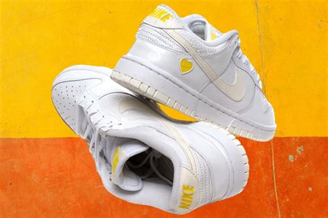 nike valentine's day yellow heart